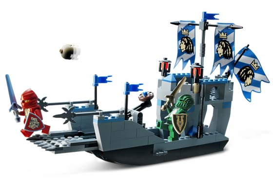 LEGO 8801 Knights' Attack Barge