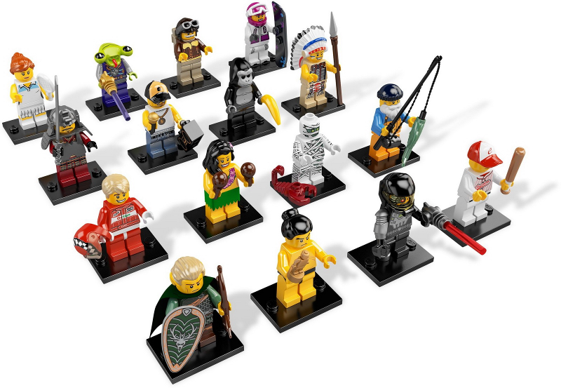 LEGO 8803-2 Minifigure, Series 3 (Complete Series of 16 Complete Minifigure Sets)