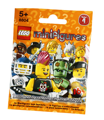 LEGO 8804 Minifigure, Series 4 (Complete Random Set of 1 Minifigure)