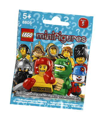 LEGO 8805 Minifigure, Series 5 (Complete Random Set of 1 Minifigure)