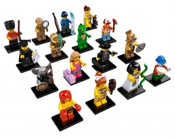 LEGO 8805-2 Minifigure, Series 5 (Complete Series of 16 Complete Minifigure Sets)