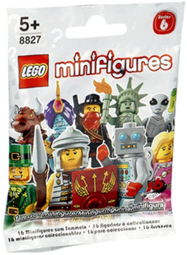 LEGO 8827 Minifigure, Series 6 (Complete Random Set of 1 Minifigure)