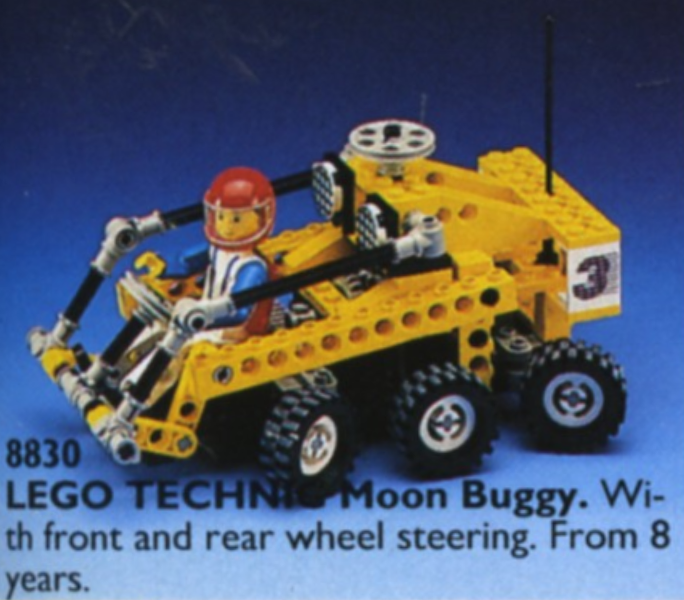 LEGO 8830 Rally 6-Wheeler (Moon Buggy)