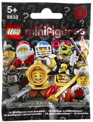 LEGO 8833 Minifigure, Series 8 (Complete Random Set of 1 Minifigure)