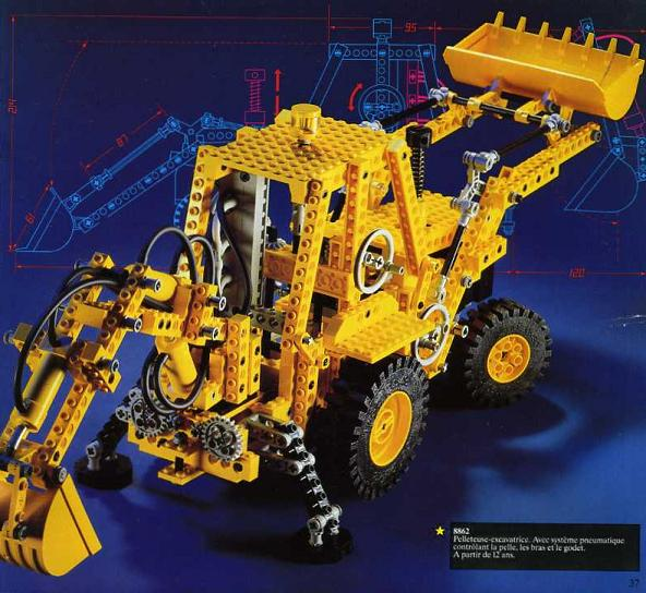 LEGO 8862 Backhoe