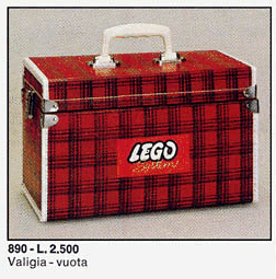 LEGO 890-2 Lockable Storage Box, Empty