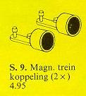 LEGO 9-3 Magnetic Train Couplers