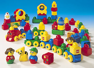 LEGO 9003 Large Stack 'n' Learn Set (Vehicles)