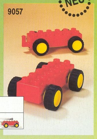 LEGO 9057 Duplo Basic Set - 2 pullback motors