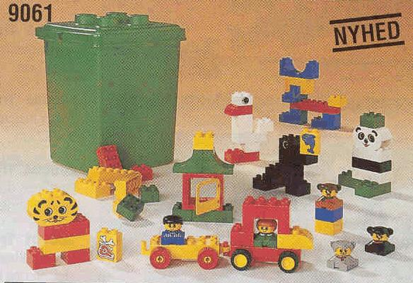 LEGO 9061 Duplo Basic Green Bucket - 66 elements