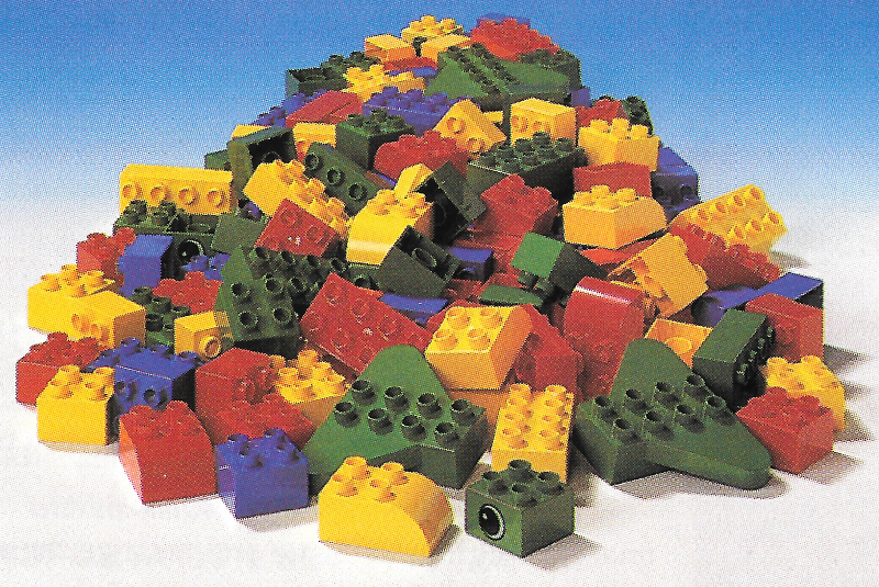 LEGO 9065 Basic Medium Set (Basic Medium Bulk) - 114 Piece Version