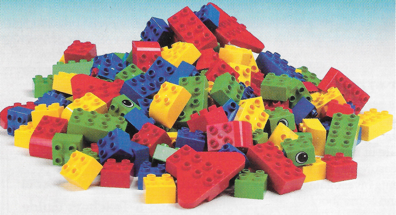 LEGO 9065-2 Large Brick Bulk Set - 144 Piece Version