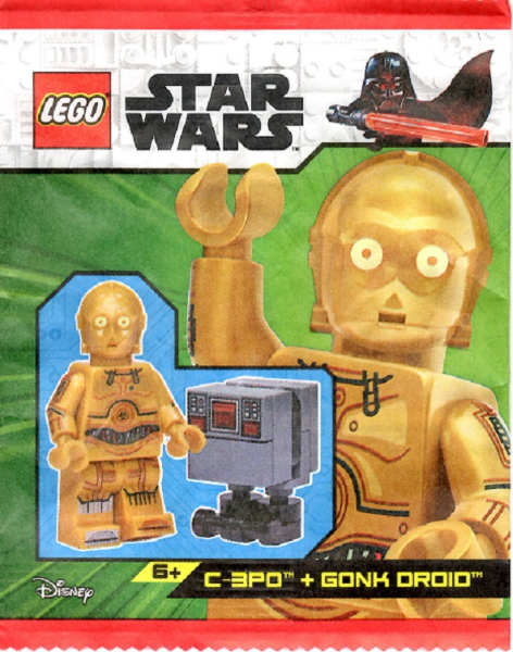 LEGO 912310 C-3PO and Gonk Droid paper bag