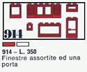 LEGO 914 Windows, Red