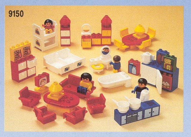 LEGO 9150 Duplo Furniture - 74 el.