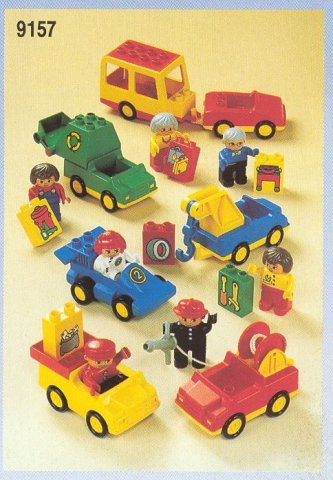 LEGO 9157 Duplo Job Vehicles with Workers
