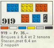LEGO 919 31 bricks with 2, 4 and 6 studs