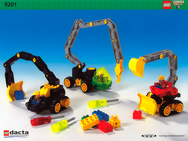 LEGO 9201 Duplo Toolo (Action Wheelers) Medium Set
