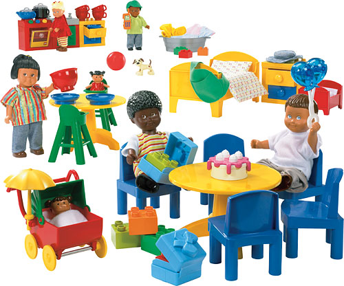 LEGO 9215-3 Dolls Family Set (Undetermined Version)