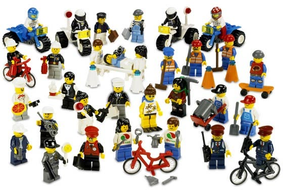 LEGO 9247 Community Workers (2005 Version)