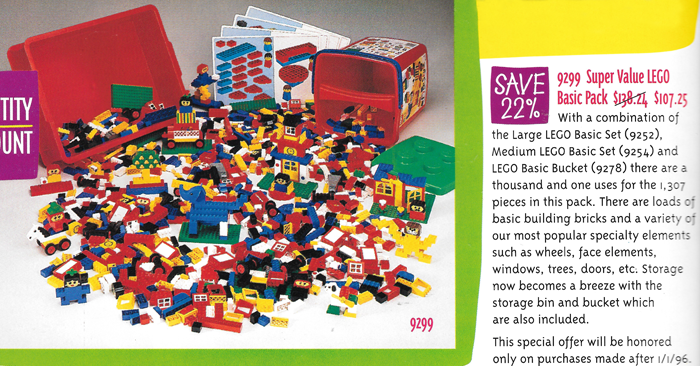 LEGO 9299 Super Value LEGO Basic Pack