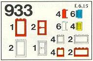 LEGO 933 Doors and Windows