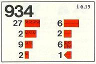 LEGO 934 Roof Bricks, 45 degrees