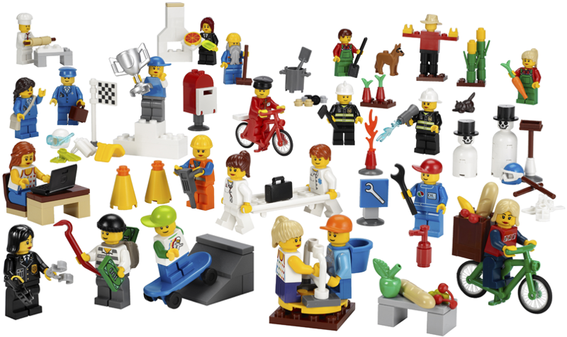 LEGO 9348 Community Minifigure Set