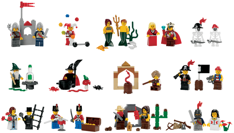 LEGO 9349 Fairytale & Historic Minifigure Set