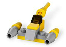 LEGO 9509-8 Advent Calendar 2012, Star Wars (Day  7) - Naboo Starfighter