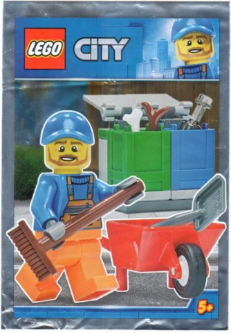 LEGO 951809 Garbage Man foil pack