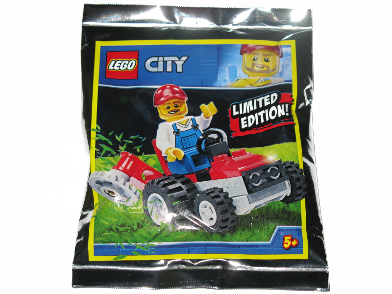 LEGO 951903 Gardener with Lawn Mower foil pack