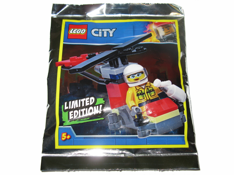 LEGO 951905 Firefighter Woman with Helicopter foil pack