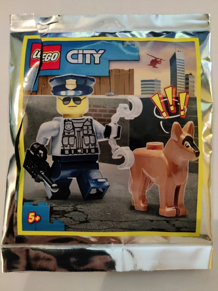 LEGO 952109 Police Officer with Dog foil pack