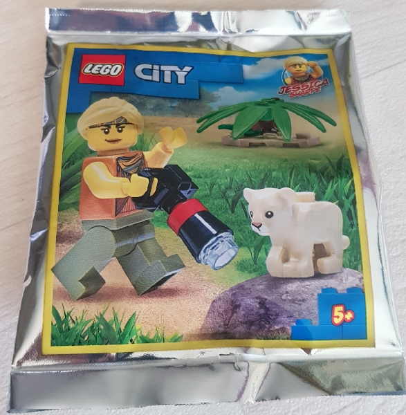 LEGO 952112 Jessica Sharpe with Baby Lion foil pack