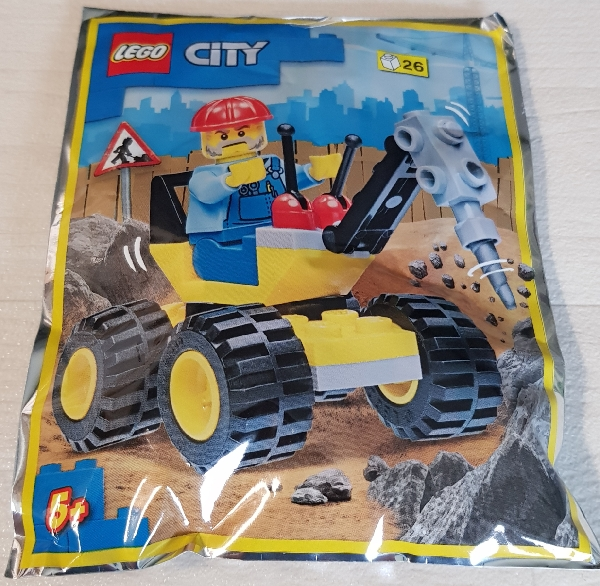 LEGO 952202 Workman and Auger foil pack