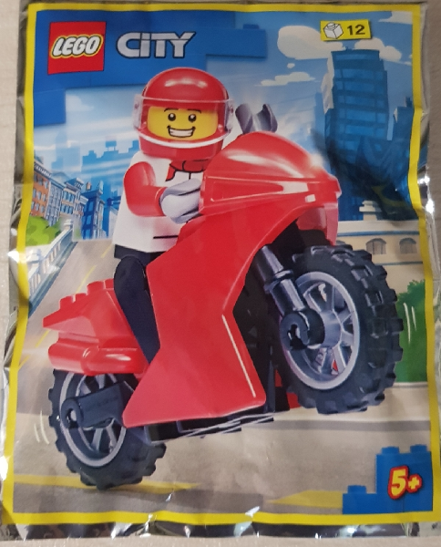 LEGO 952203 Motorcycle with Driver foil pack