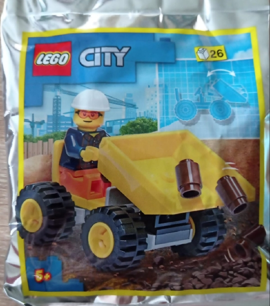 LEGO 952204 Worker with Tipper Truck foil pack