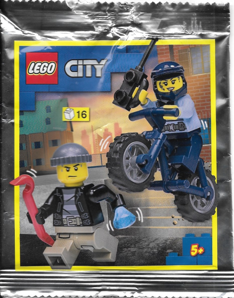 LEGO 952211 Policewoman with Bike and Crook foil pack