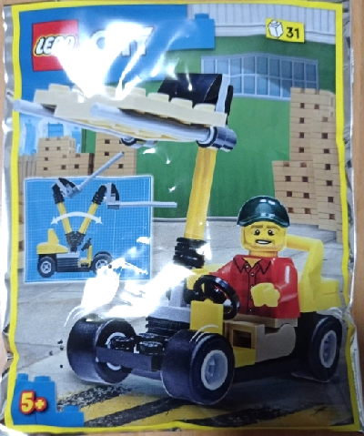 LEGO 952212 Forklift Driver with Forklift Truck foil pack