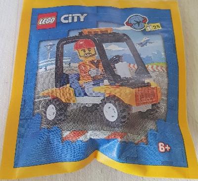 LEGO 952306 Airport Worker with Service Car paper bag
