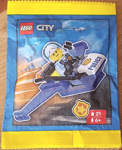 LEGO 952307 Policeman with Jet paper bag