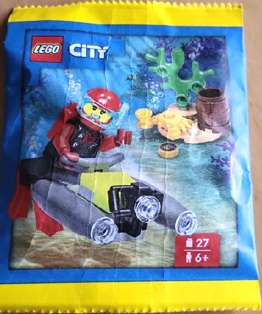 LEGO 952311 Diver with Underwater Scooter paper bag