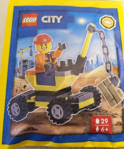 LEGO 952401 Builder with Crane paper bag
