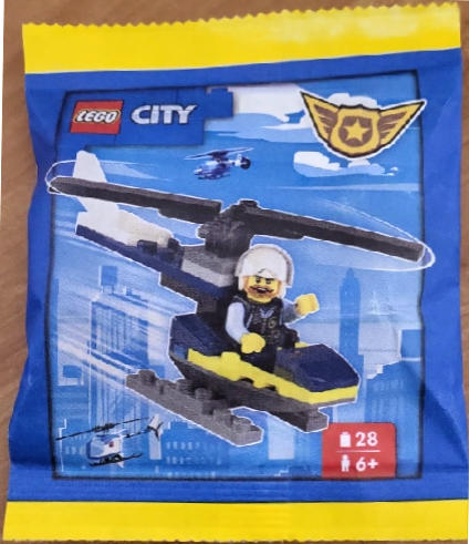 LEGO 952402 Policeman with Helicopter paper bag