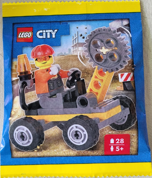 LEGO 952502 Builder with Buzzsaw Vehicle paper bag