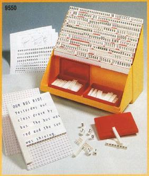 LEGO 9550-2 Typesetter's Shop (Composing Set) - German Version