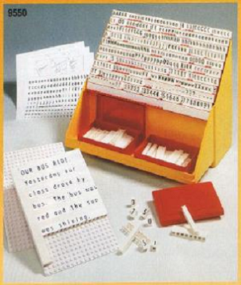 LEGO 9550-3 Typesetter's Shop (Composing Set) - French Version