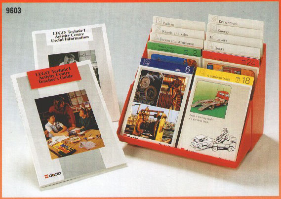 LEGO 9603-2 TECHNIC I Activity Centre Cards (Simple Machines Activity Center) - Australian Version
