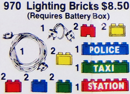 LEGO 970 Lighting Bricks